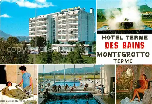 Montegrotto Terme Hotel des Bains Thermalbad Fango Kat. 