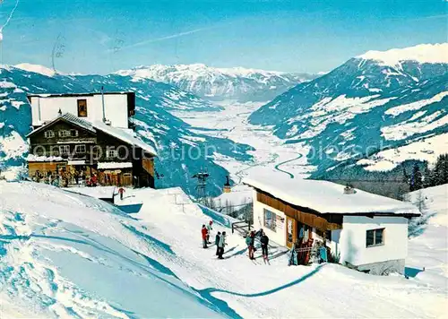 Zell Ziller Tirol Gerlosstein Wintersportplatz Blick ins Zillertal Kat. Zell am Ziller