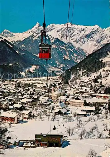 Schruns Vorarlberg mit Hochjochseilbahn Talstation Wintersportplatz Alpen Kat. Schruns