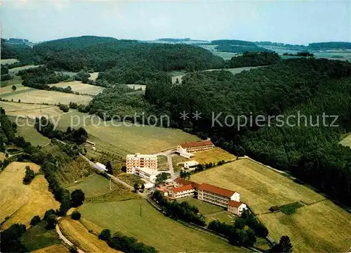 Neukirchen Knuellgebirge Waldsanatorium Urbachtal Sanatorium Bartsch Luftkurort Fliegeraufnahme Kat. Neukirchen