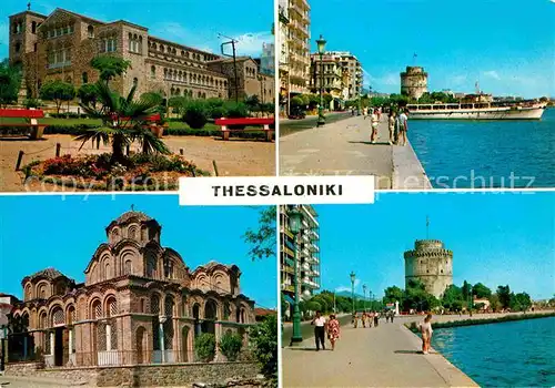 Thessaloniki Gebaeude Hafenpromenade Weisse Turm Kat. Thessaloniki