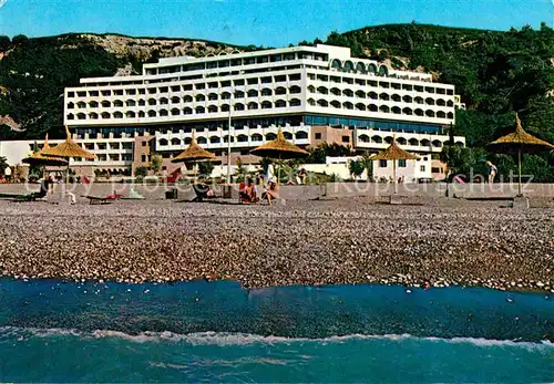 Rhodos Rhodes aegaeis Bay Hotel Strand Kat. 