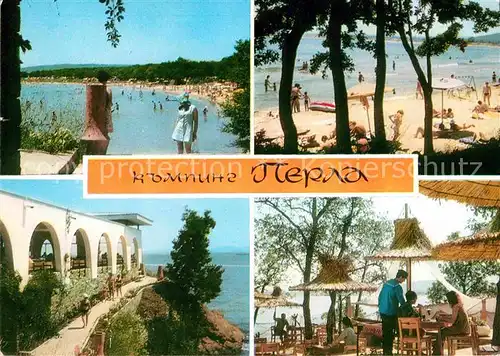 Nessebar Restaurant Camping Perla Strand Schwarzmeerkueste / Bulgarien /