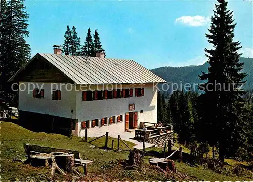 Achenkirch Ludwig Aschenbrenner Huette Gufferthuette Brandenberger Alpen Kat. Achenkirch am Achensee