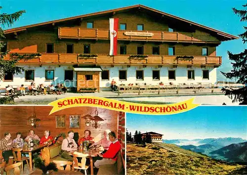 Thierbach Wildschoenau Ausflugsgasthof Schatzbergalm Alpenblick Kat. Wildschoenau