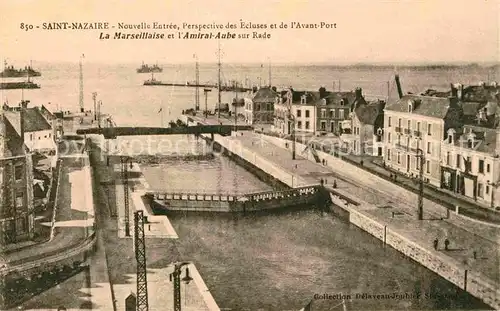 Saint Nazaire Loire Atlantique Panorama Avant Port Marseillaise Amiral Aube Kat. Saint Nazaire