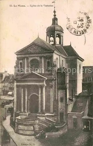 Le Mans Sarthe Kirche Visitation Kat. Le Mans