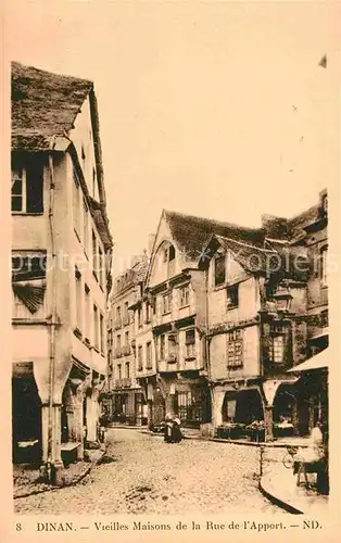 Dinan Vieilles Maisons Rue Apport Kat. Dinan