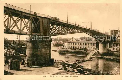 Brest Finistere Pont National Kat. Brest