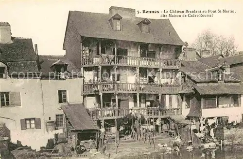 Rennes Chateau Branlant Pont Saint Martin Maison Cadet Roussel Kat. Rennes