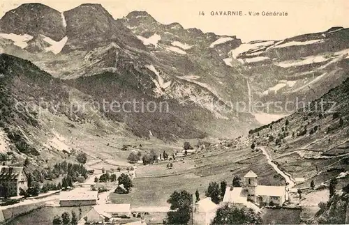 Gavarnie Hautes Pyrenees Panorama Kat. Gavarnie