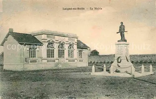 Laigne en Belin Mairie Kriegerdenkmal Kat. Laigne en Belin