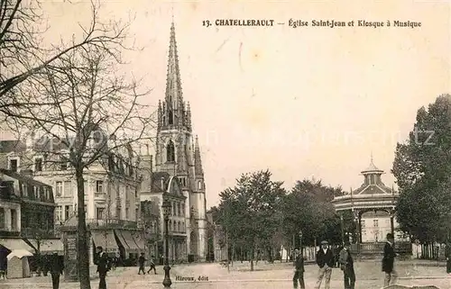 Chatellerault Kirche Saint Jean Kiosque Musique Kat. Chatellerault