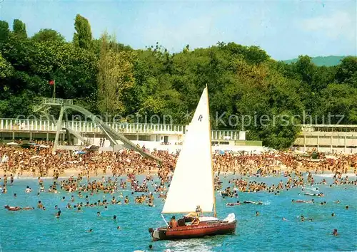 Varna Warna Zentralstrand Segelboot Schwimmer Rutsche / Varna /