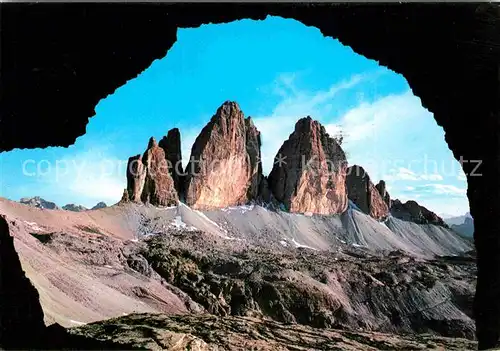 Dolomiten Drei Zinnen Lavaredo Kat. Italien