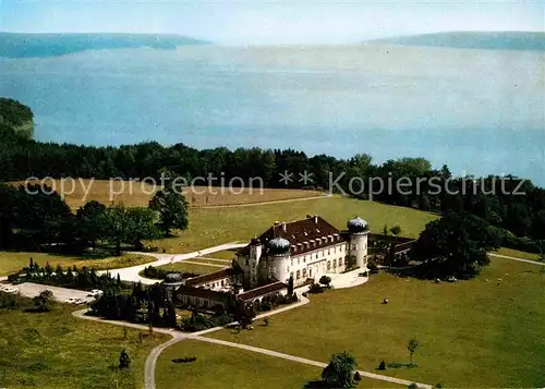 Hoehenried Starnberger See Schloss Fliegeraufnahme Kat. Bernried