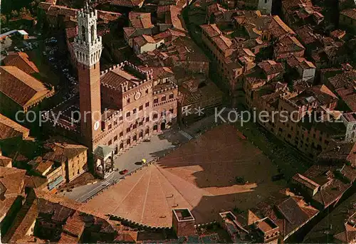 Siena Piazza del Campo veduta aerea Kat. Siena