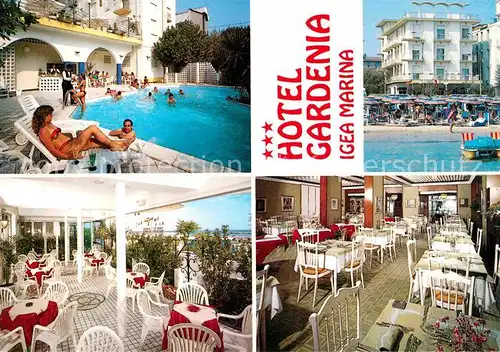 Igea Marina Hotel Restaurant Gardenia Swimming Pool Strand Kat. Bellaria Igea Marina