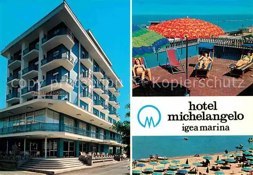 Igea Marina Hotel Michelangelo Spiaggia Riviera Adriatica Kat. Bellaria Igea Marina