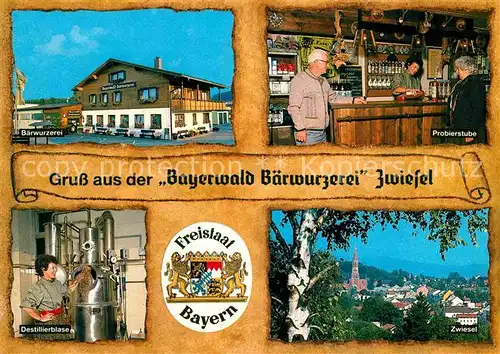 Zwiesel Niederbayern Bayerwald Baerwurzerei Kat. Zwiesel