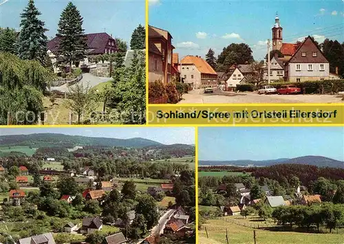 Sohland Spree mit Ellersdorf Markt Kirche  Kat. Sohland Spree