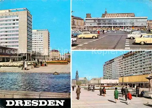 Dresden Interhotel Prager Strasse Kulturpalast  Kat. Dresden Elbe