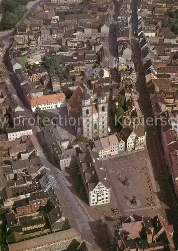 Wittenberg Lutherstadt Fliegeraufnahme mit Kirche Kat. Wittenberg