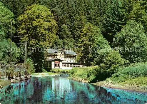 Bad Schandau Hotel Restaurant Lichtenhainer Wasserfall Kat. Bad Schandau