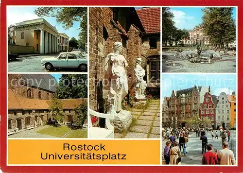 Rostock Mecklenburg Vorpommern Neue Wache Klosterinnenhof Universitaetsplatz Kat. Rostock