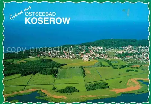 Koserow Ostseebad Usedom Fliegeraufnahme Kat. Koserow