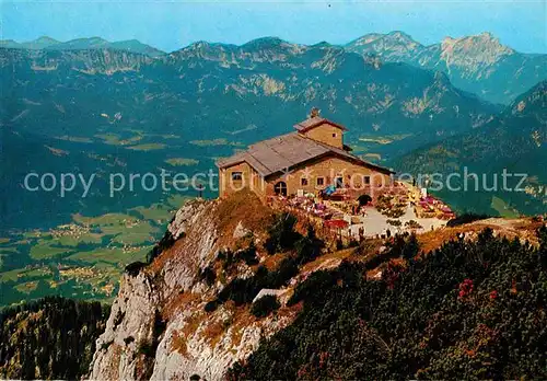 Kehlsteinhaus mit Lattengebirge Zwiesel und Staufen Kat. Berchtesgaden