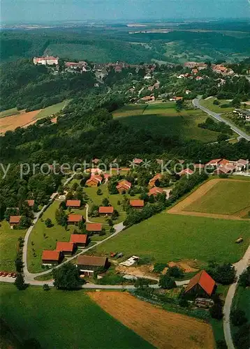 Langenburg Wuerttemberg Fliegeraufnahme Roseneck Kat. Langenburg