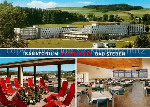 Bad Steben Sanatorium Franken Kat. Bad Steben