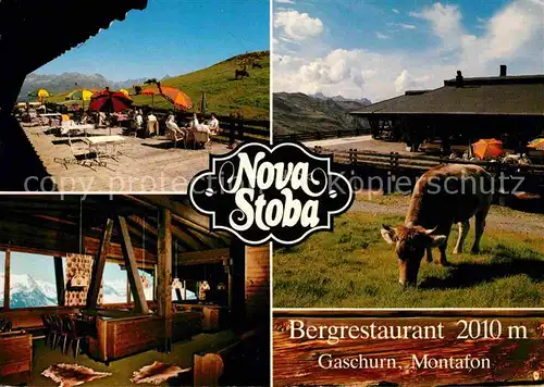 Gaschurn Vorarlberg Bergrestaurant Nova Stoba Kat. Gaschurn