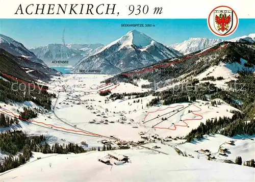 Achenkirch Skigebiet Christlum Kat. Achenkirch am Achensee