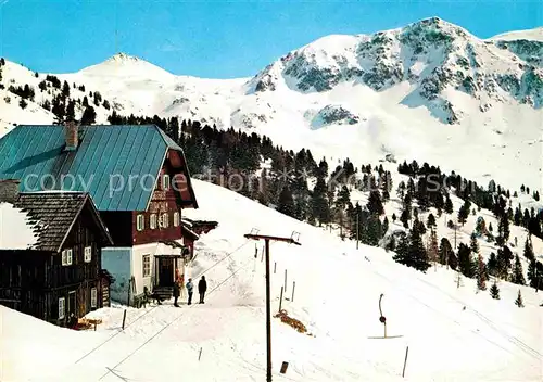 Obertauern Flubach Alm mit Hundshogel und Plattenkogel Kat. Untertauern