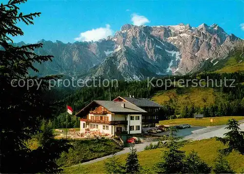 Dienten Hochkoenig Alpengasthof Pension uebergossene Alm Kat. Dienten am Hochkoenig