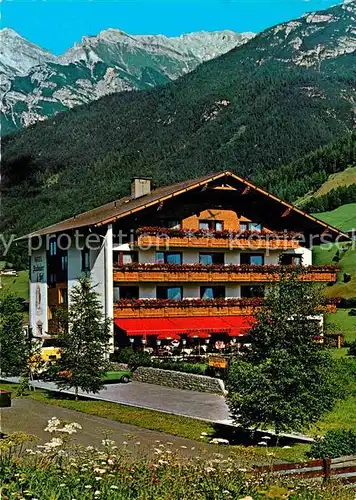 Neustift Stubaital Tirol Hotel Pension Stubaierhof Terrassencafe Kat. Neustift im Stubaital