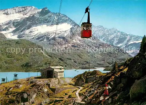 Salzburg Oesterreich Mittelstation Tauernmoos See Seilbahn Enzingerboden Weisssee  Kat. Salzburg