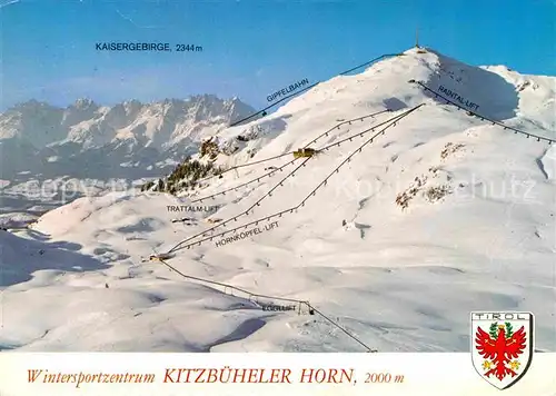 Kitzbuehel Tirol Kitzbueheler Horn Skigebiet Kat. Kitzbuehel