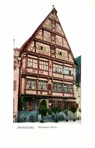 Dinkelsbuehl Deutsches Haus Kat. Dinkelsbuehl