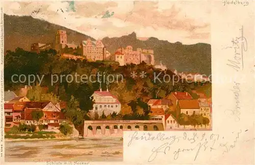 Heidelberg Neckar Schloss Kat. Heidelberg