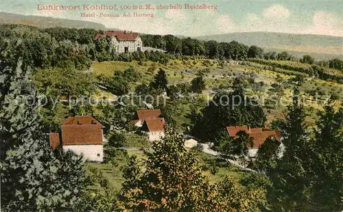 Kohlhof Heidelberg Teilansicht Hotel Pension Hartwig Kat. Heidelberg