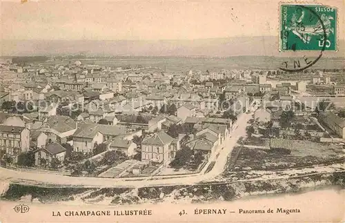Epernay Marne Panorama  Kat. Epernay