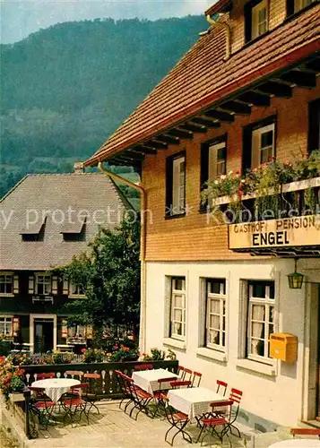 Obersimonswald Gasthaus und Pension zum Engel Kat. Simonswald