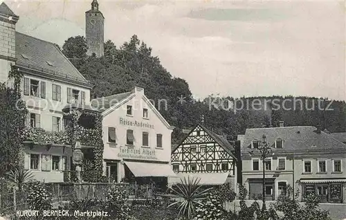 Berneck Bad Marktplatz Kat. Bad Berneck Fichtelgebirge