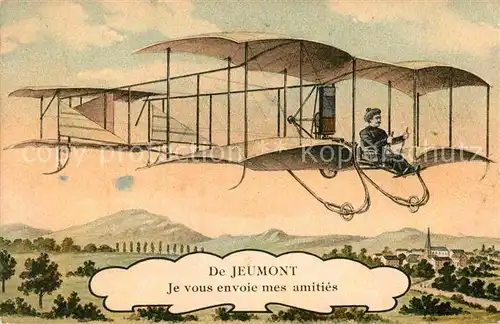 Jeumont Flugzeug Kat. Jeumont