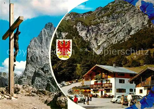 Walchsee Tirol Stripsenjochkreuz mit Predigtstuhl Griesneralm Kat. Walchsee
