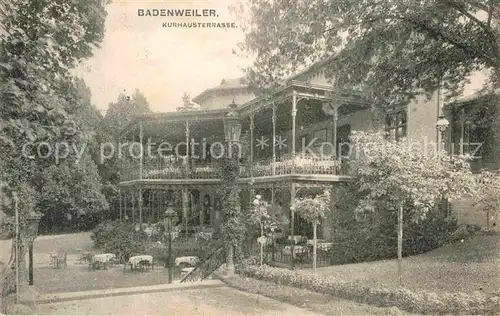 Badenweiler Kurhausterrasse Kat. Badenweiler