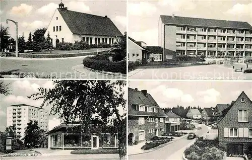 Itzehoe Jakobi Kirche Hochhaus im Tegelhoern Schwesternwohnheim Amselweg Kat. Itzehoe